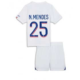 Baby Fußballbekleidung Paris Saint-Germain Nuno Mendes #25 3rd Trikot 2022-23 Kurzarm (+ kurze hosen)